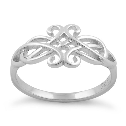 Sterling Silver Celtic Ring – Netame